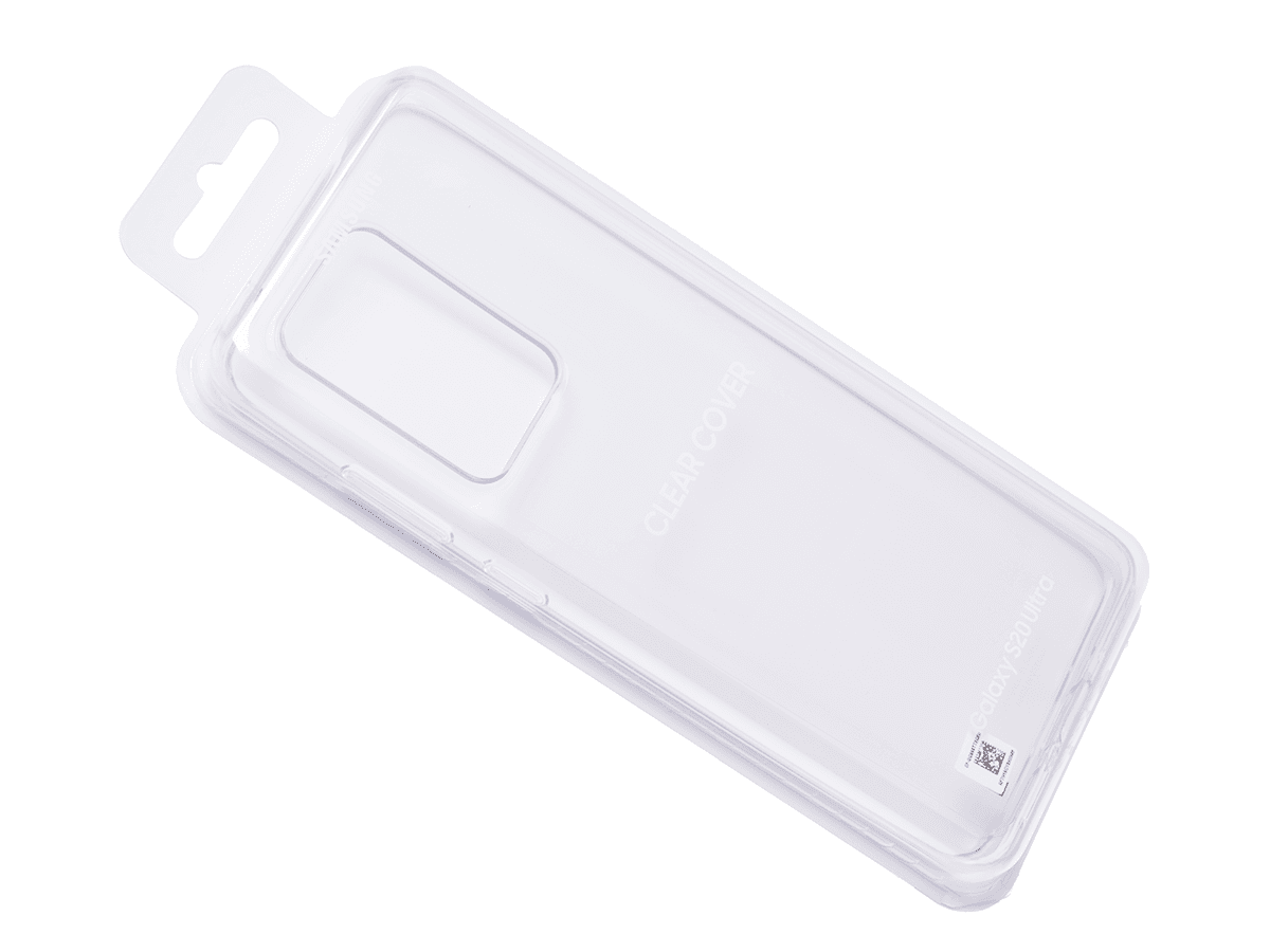 Originál obal Samsung SM-G988 Galaxy S20 Ultra transparentní Clear Cover