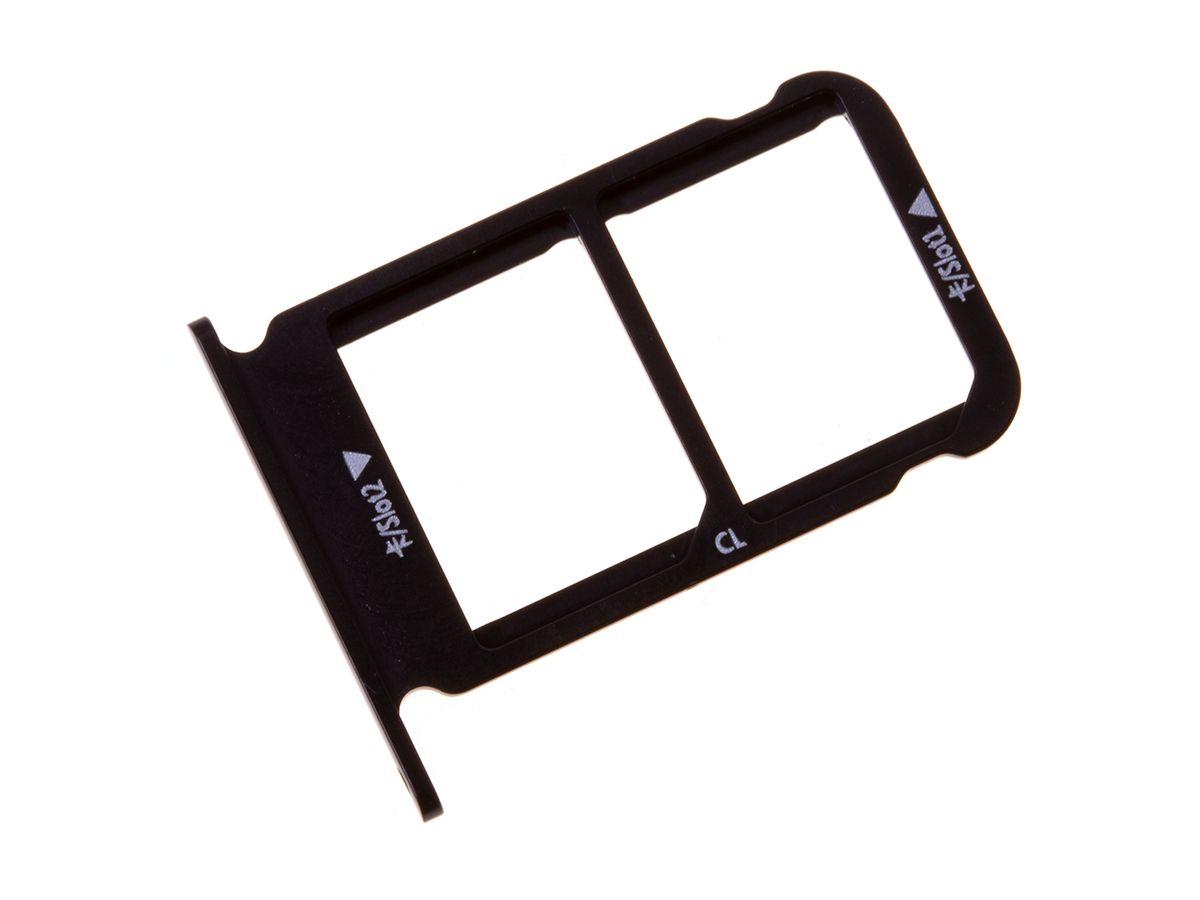 Oryginal SIM tray card Huawei Honor 10 Dual SIM - black