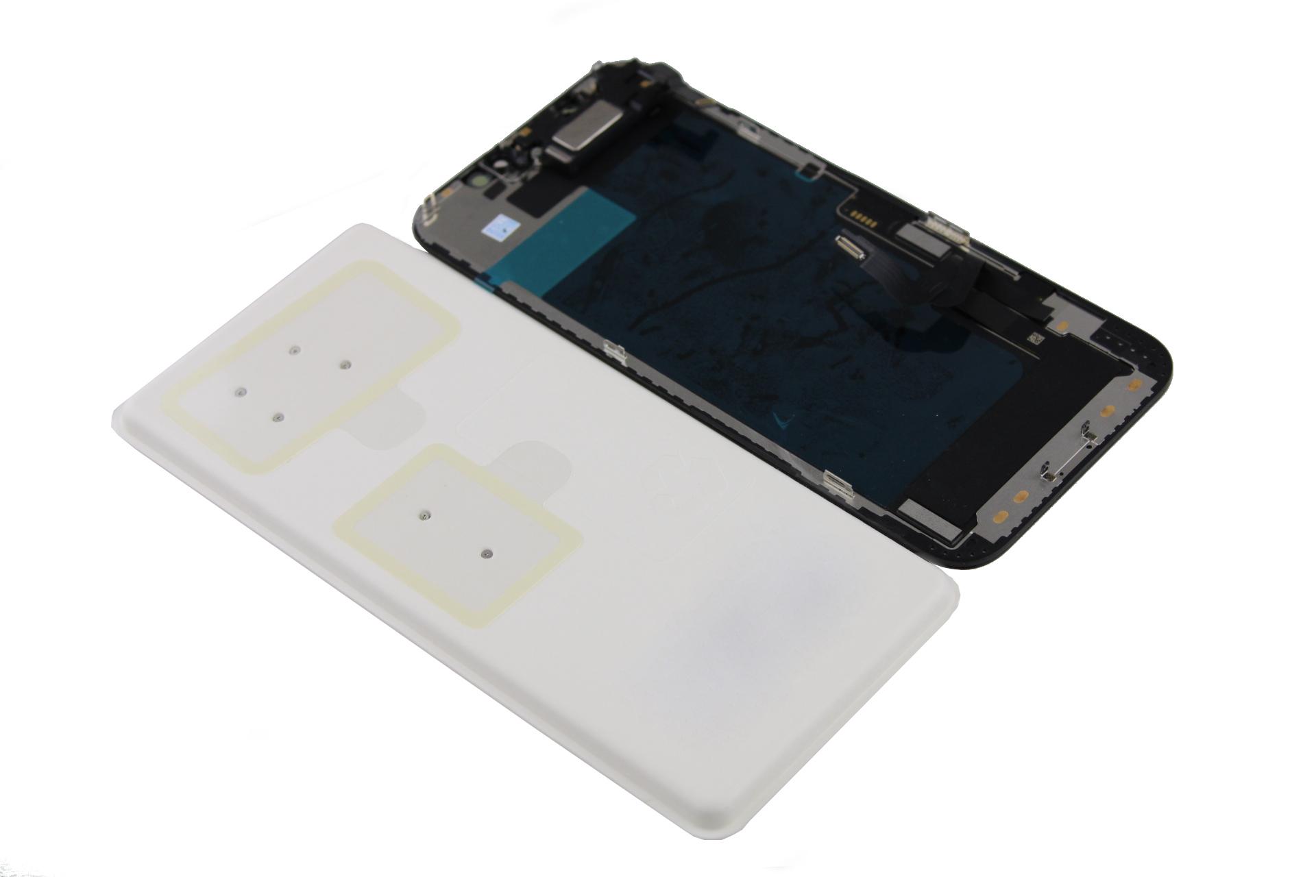 Oryginalny Wyświetlacz LCD + Ekran dotykowy iPhone 12 / 12 Pro czarny (Service Pack)
