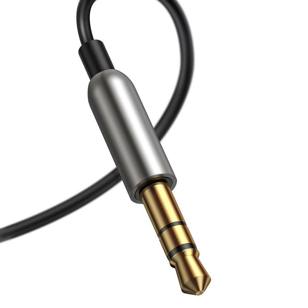 Baseus BA01 Bluetooth 5.0 audio receiver cable AUX jack audio adapter black (CABA01-01)