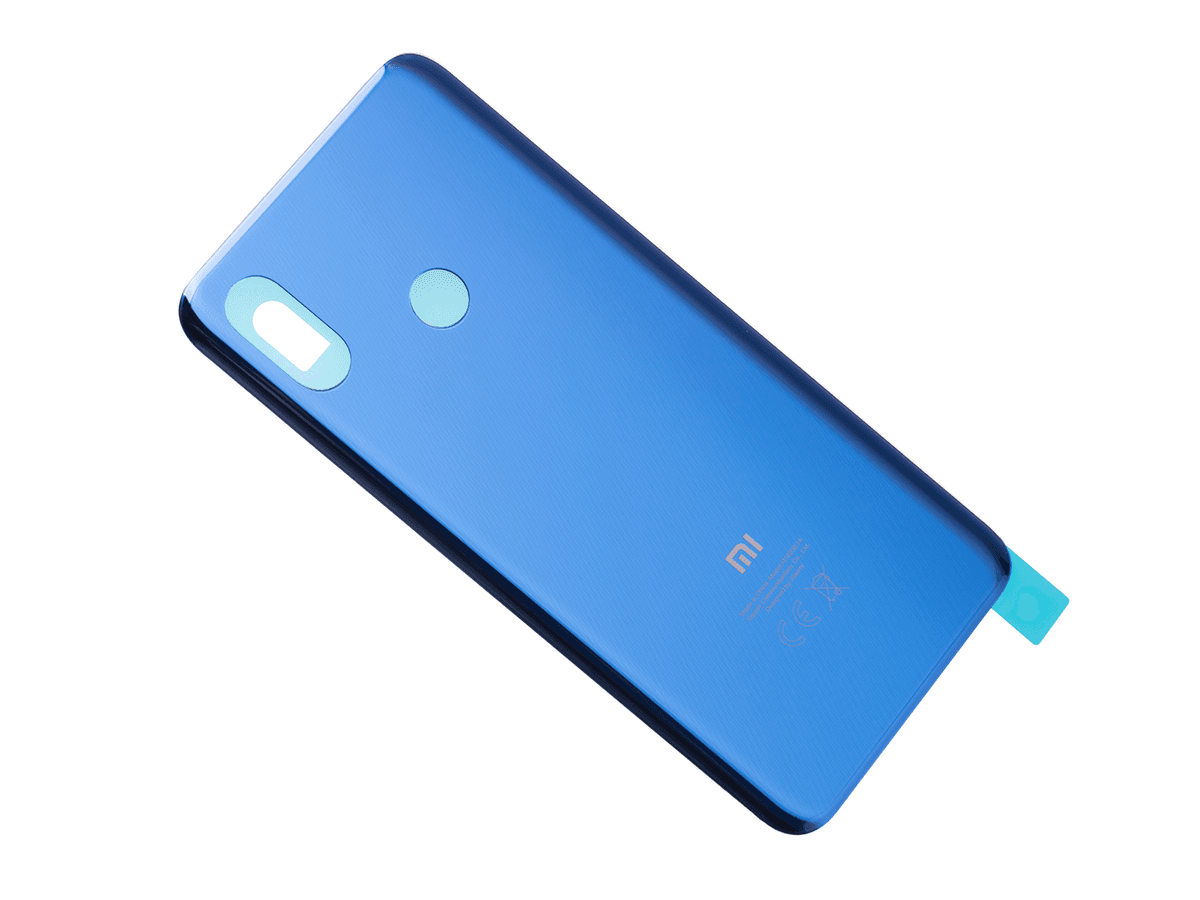Battery cover Xiaomi Mi8 - blue (original)