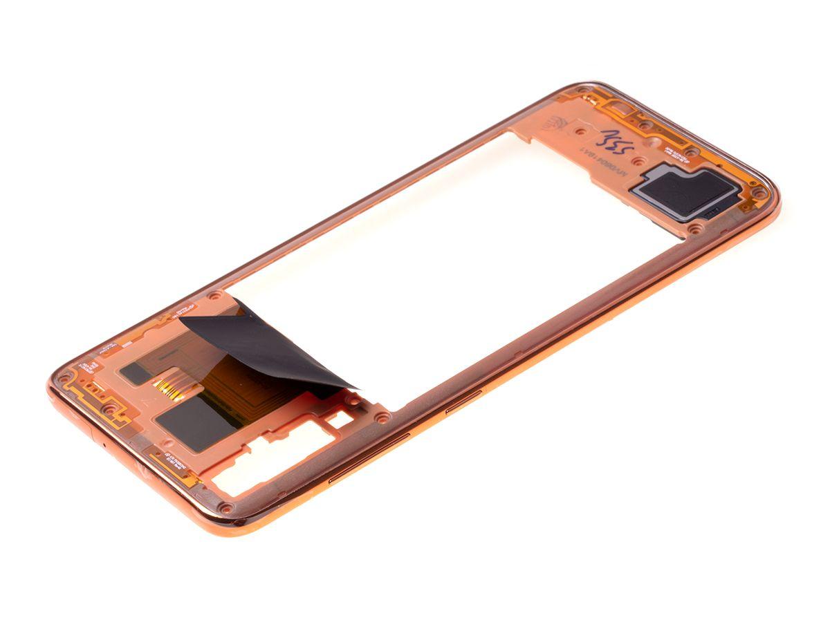 origina Middle cover Samsung SM-A705 Galaxy A70 - coral