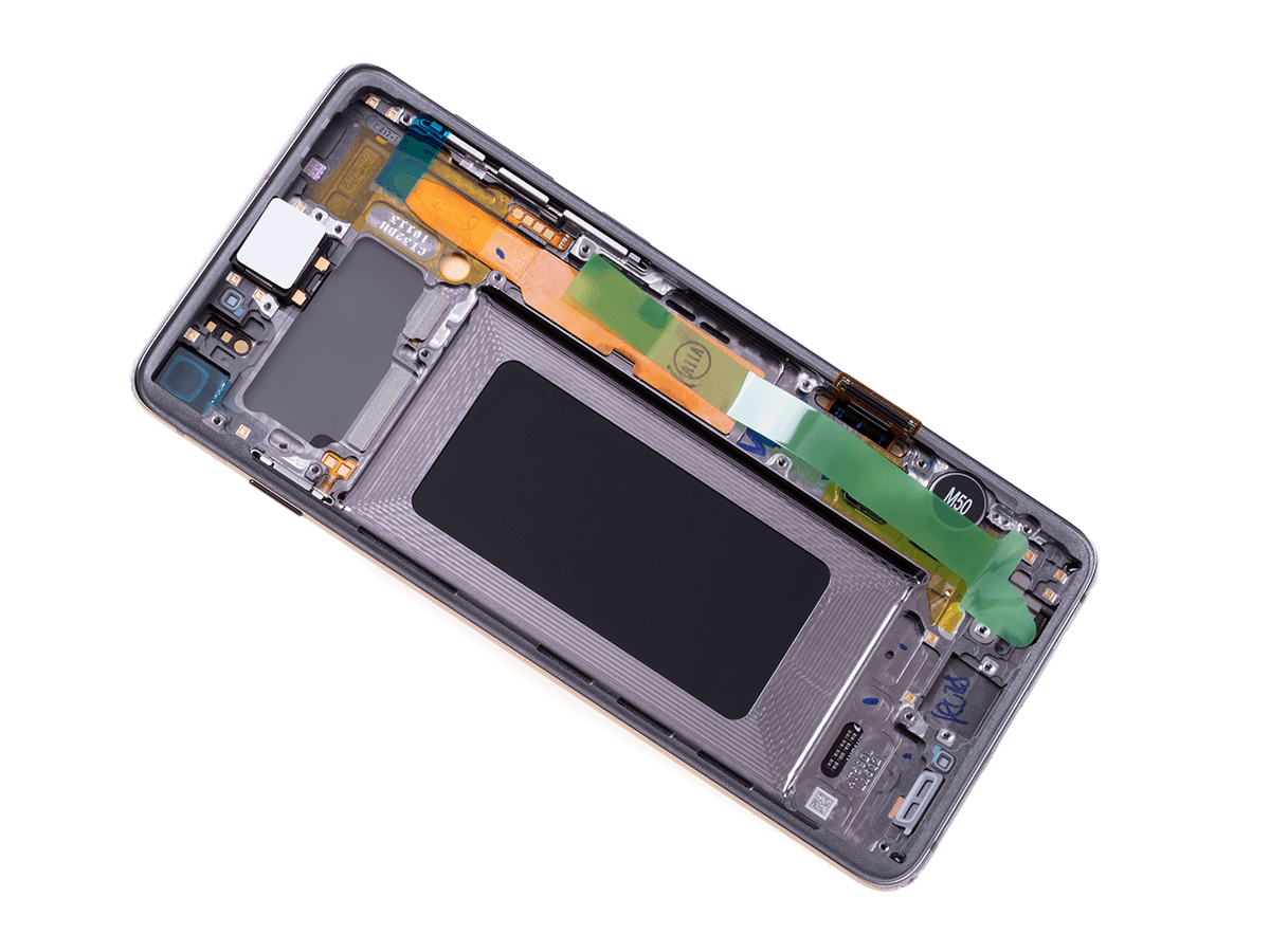 Oryginalny Wyświetlacz LCD + Ekran dotykowy Samsung SM-G973 Galaxy S10 - czarny