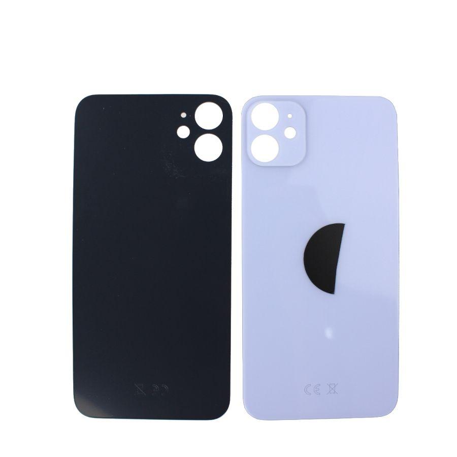 Battery cover iPhone 11 with bigger hole for camera - purple
