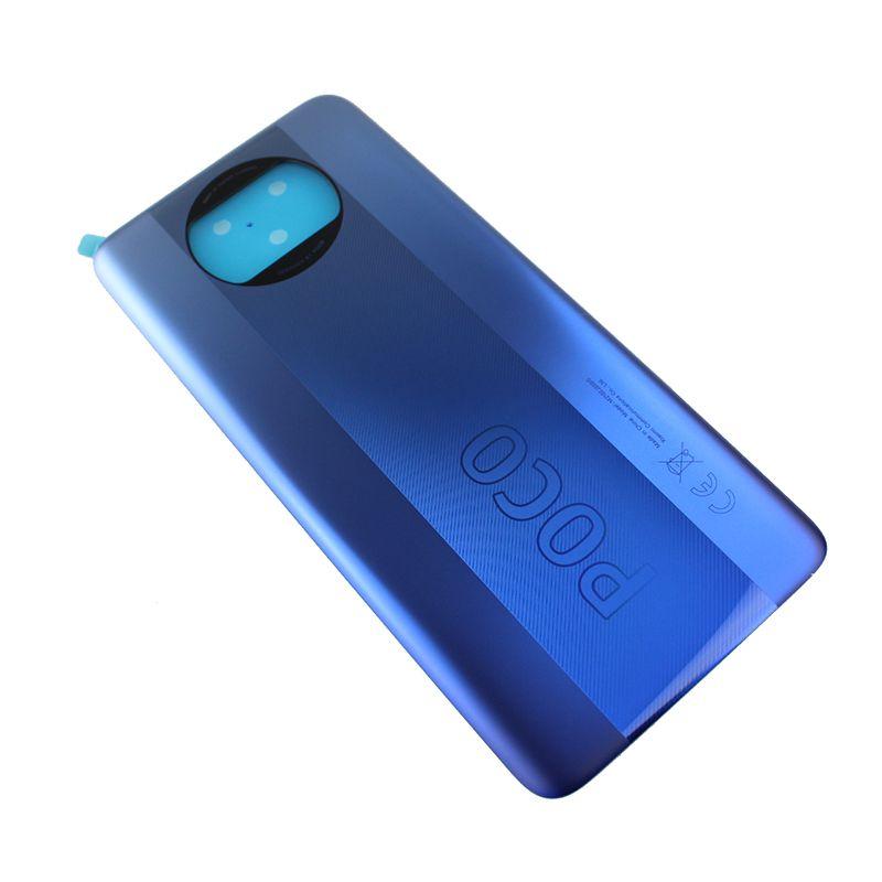 Oryginalna Klapka baterii Xiaomi Poco X3 Pro - niebieska