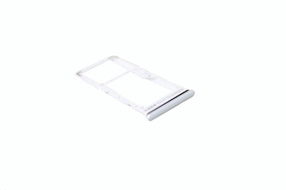 Original SIM Card Tray Xiaomi Redmi Note 10 5G - white/ silver