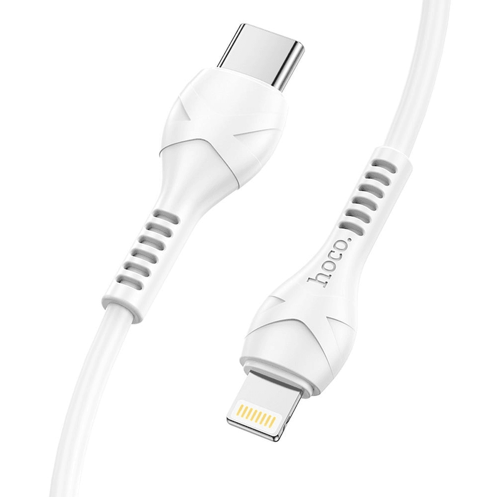 Hoco USB kabel - X55 3A PD USB-C to Lightning 1m bílý