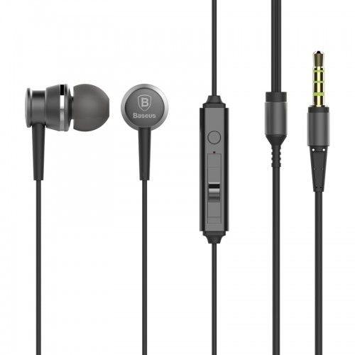 Lark series wired earphones Baseus WEBASEEJ-LA0G gray