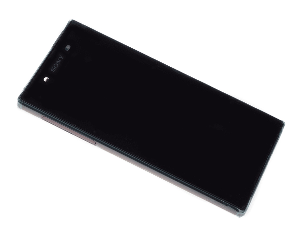 Front cover with touch screen and LCD display Sony E6633, E6683 Xperia Z5 Dual - black (original)