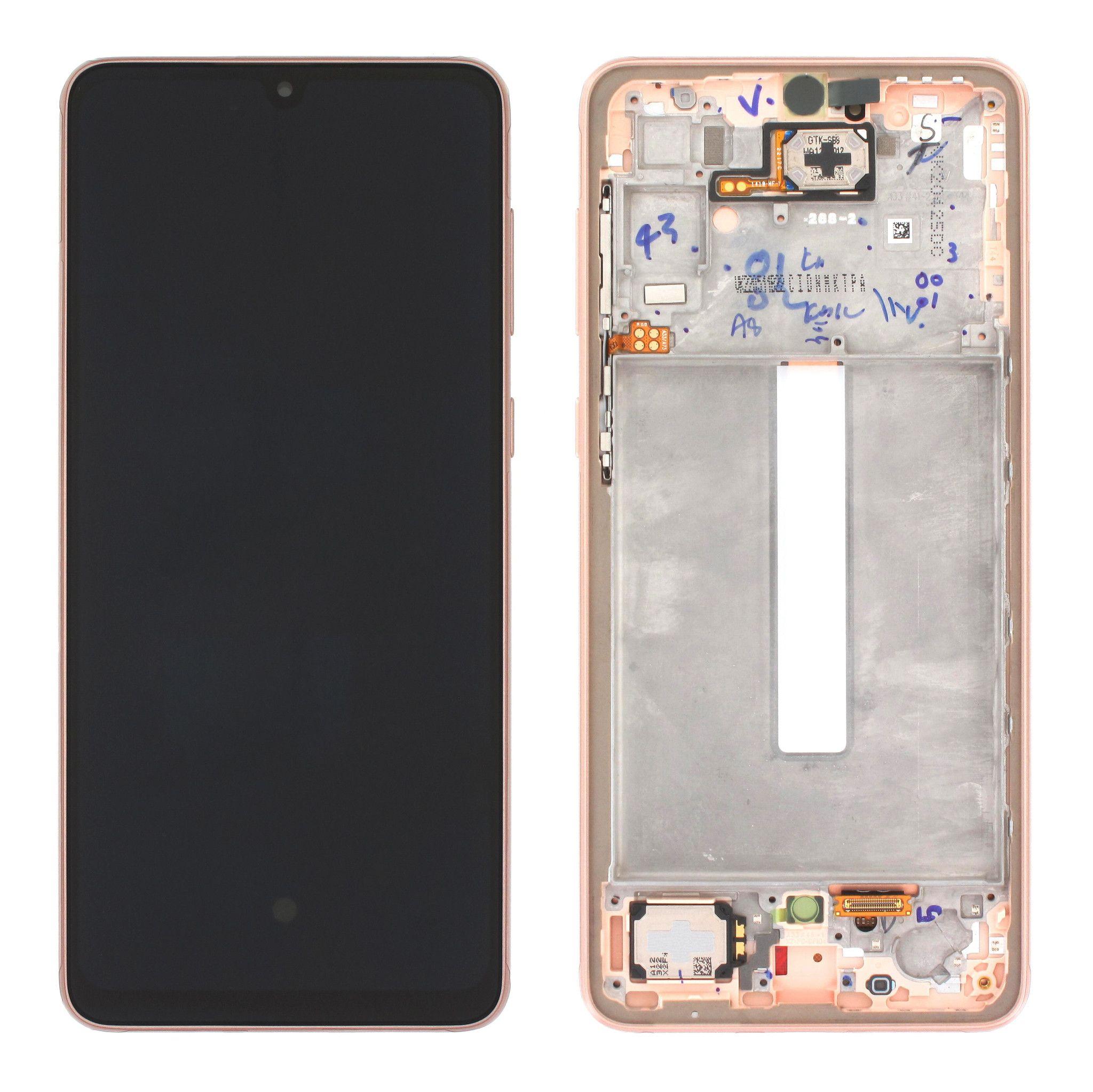Original Front cover with touch screen and LCD display Samsung Galaxy A33 5G SM-A336B GOLDEN