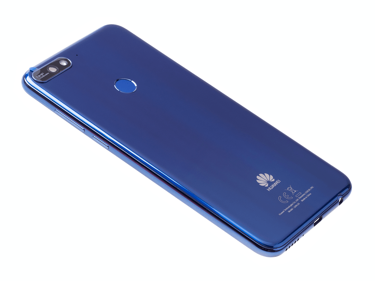Oryginalna Klapka baterii Huawei Y7 2018 - niebieska