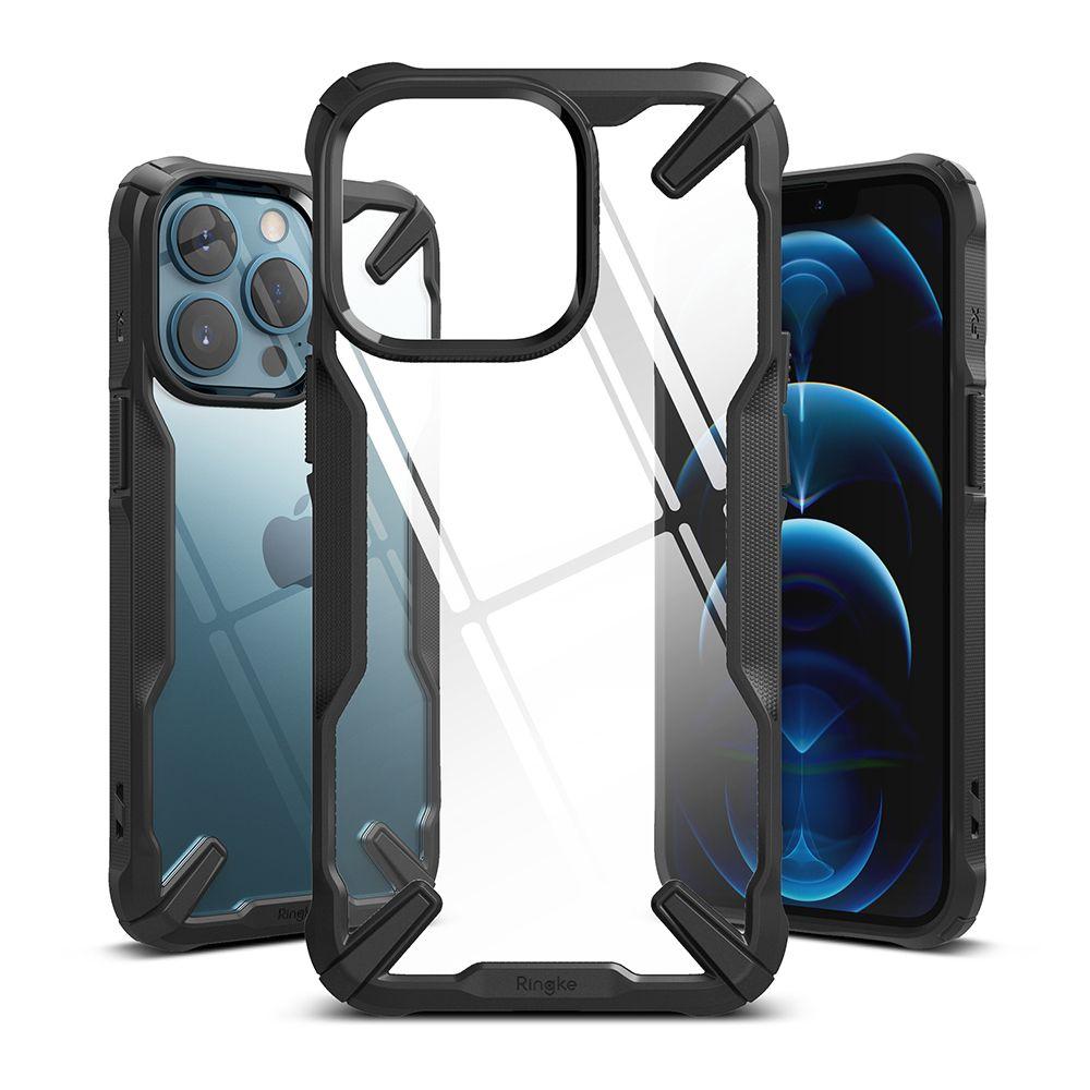 Ringke Fusion X durable PC Case with TPU Bumper for iPhone 13 Pro black (FX555E55)