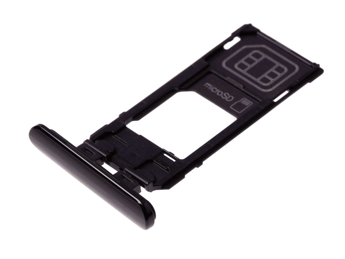 Oryginalna Szufladka karty SIM Sony J8210, J8270 Xperia 5 - czarna