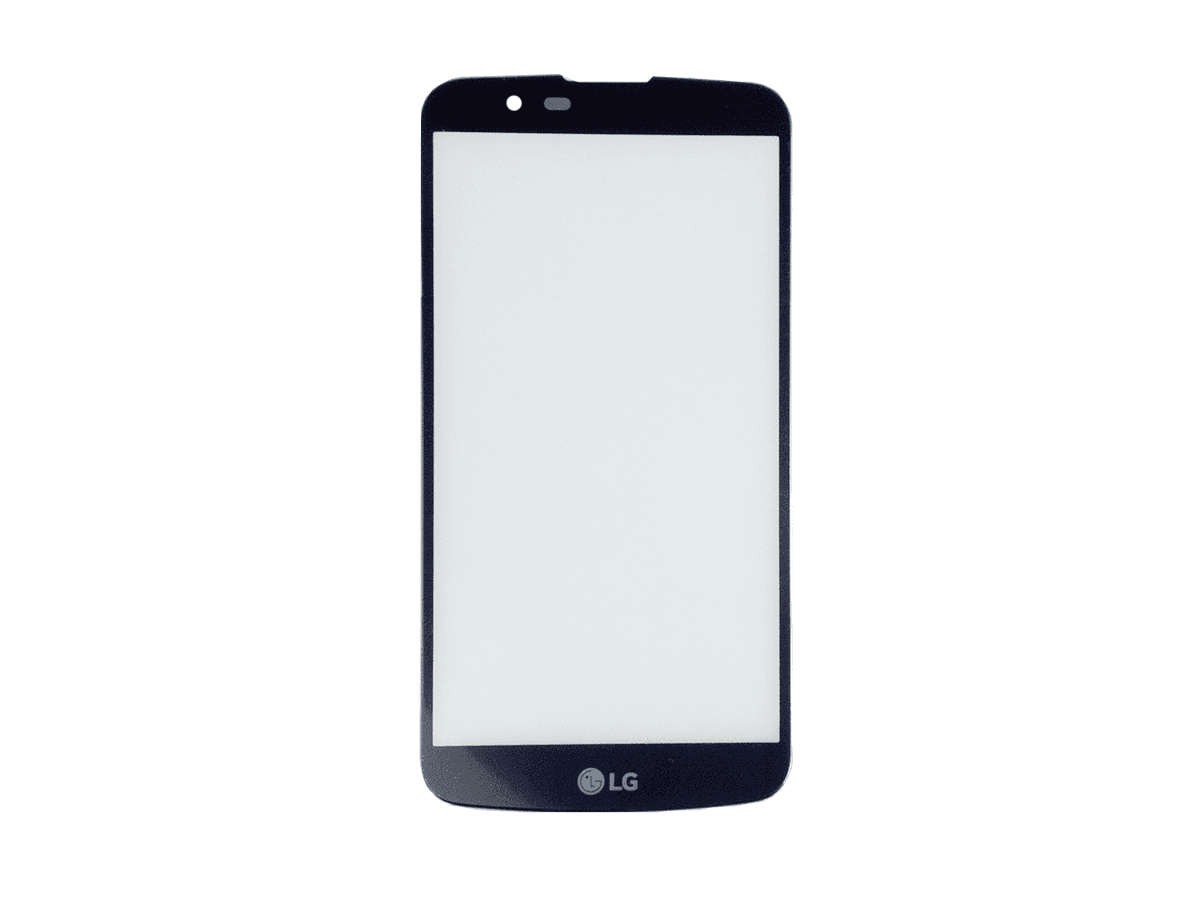 LCD Sklíčko displeje LG K10 2016 K420N černé - sklíčko displeje