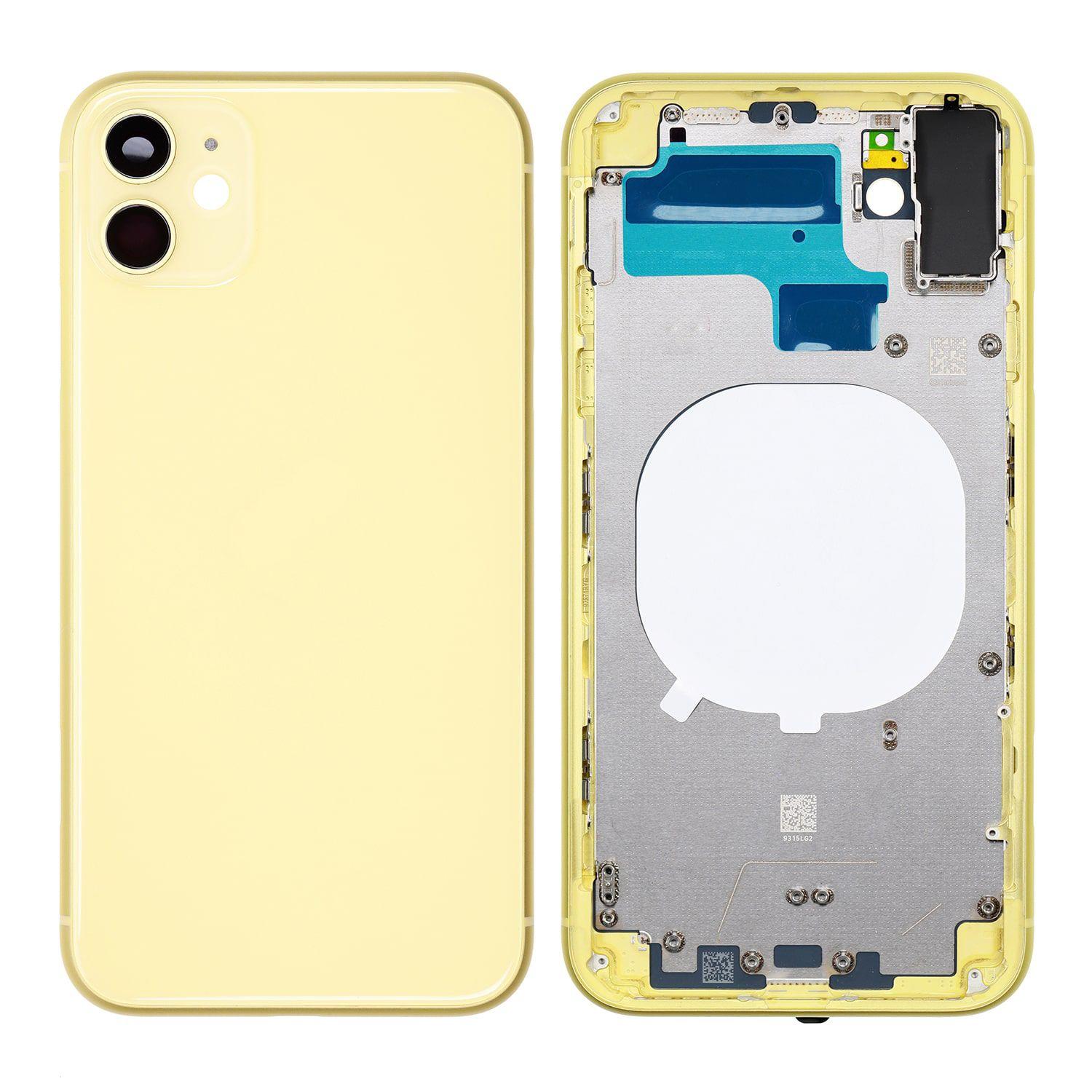 Korpus iPhone 11 + zadní kryt žlutý
