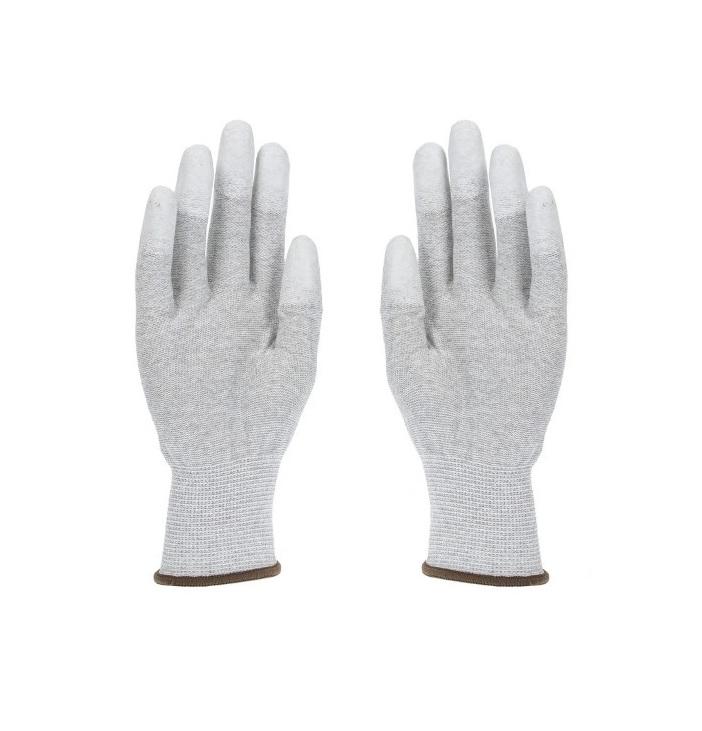 ESD anti-slip dust-free gloves (pair) - size L