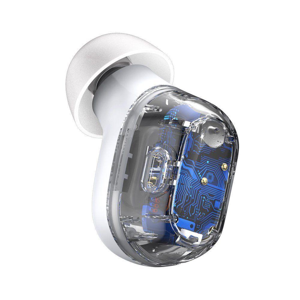 Bezdrátová sluchátka Baseus Encok WM01 TWS Wireless In-Ear Bluetooth 5.0 NGWM01-02 bílá