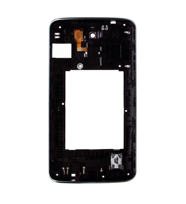 Středový díl LG K7 + rámeček bílé tlačítko