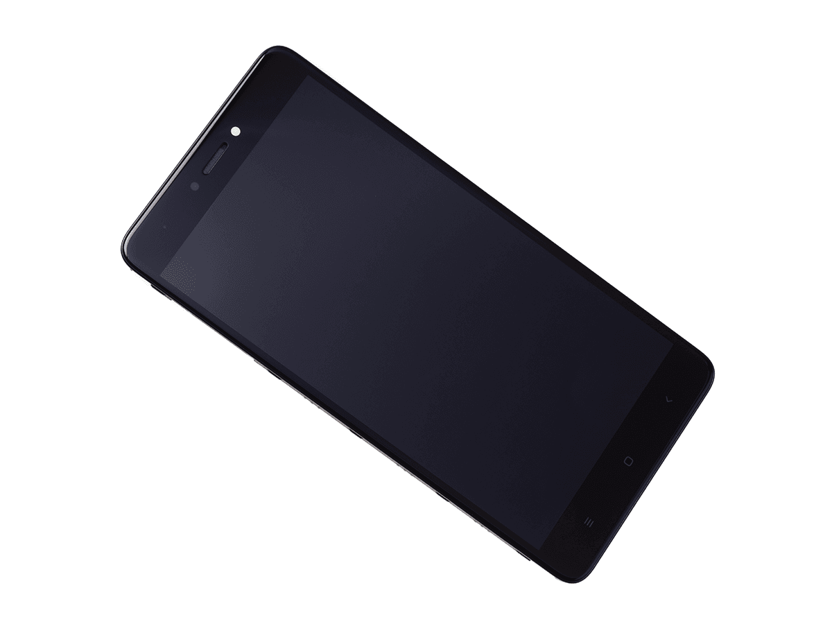 original Front cover with touch screen and LCD display Xiaomi Redmi Note 4 - black