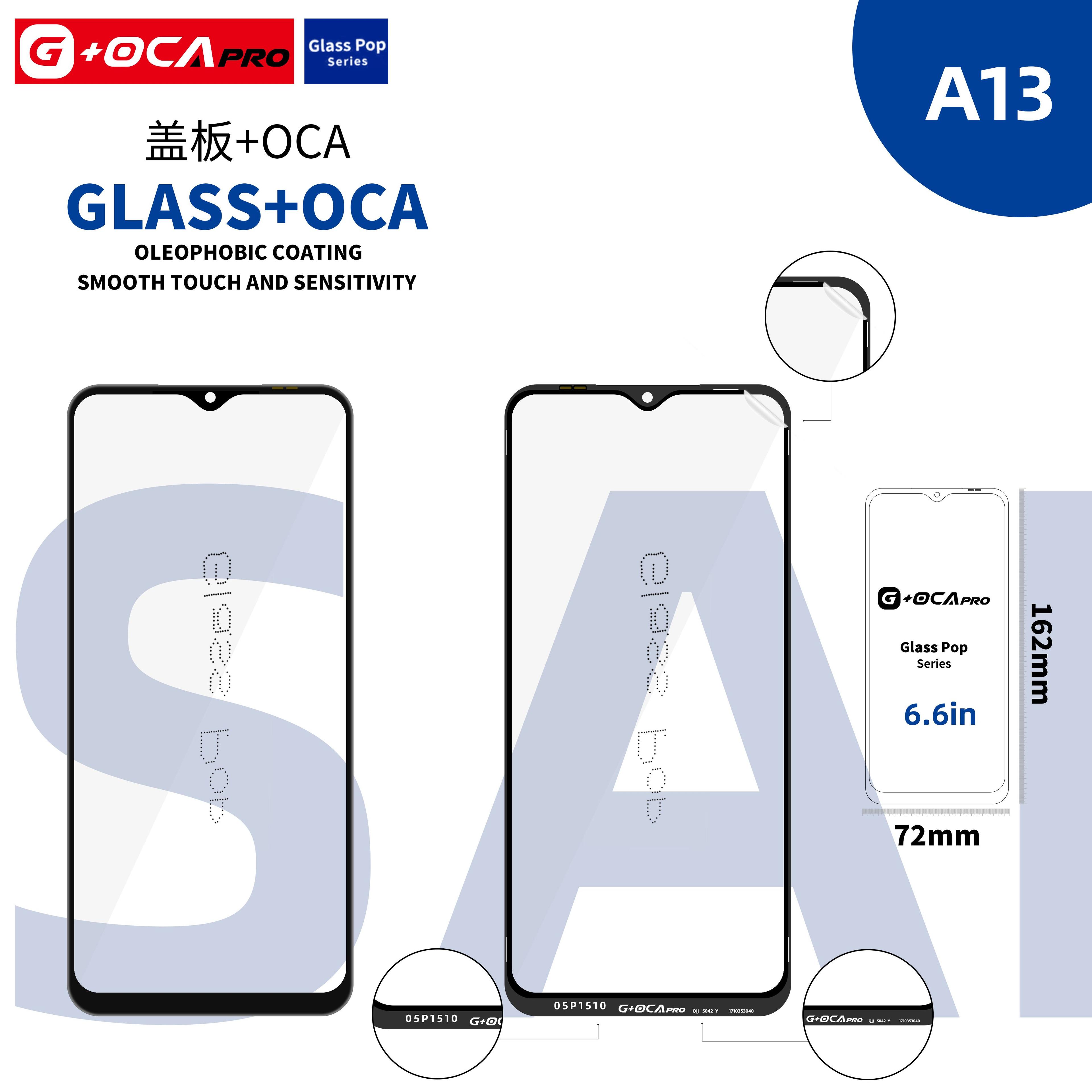Glass G + OCA Pro (with oleophobic cover) Samsung SM-A135 Galaxy A13 4G