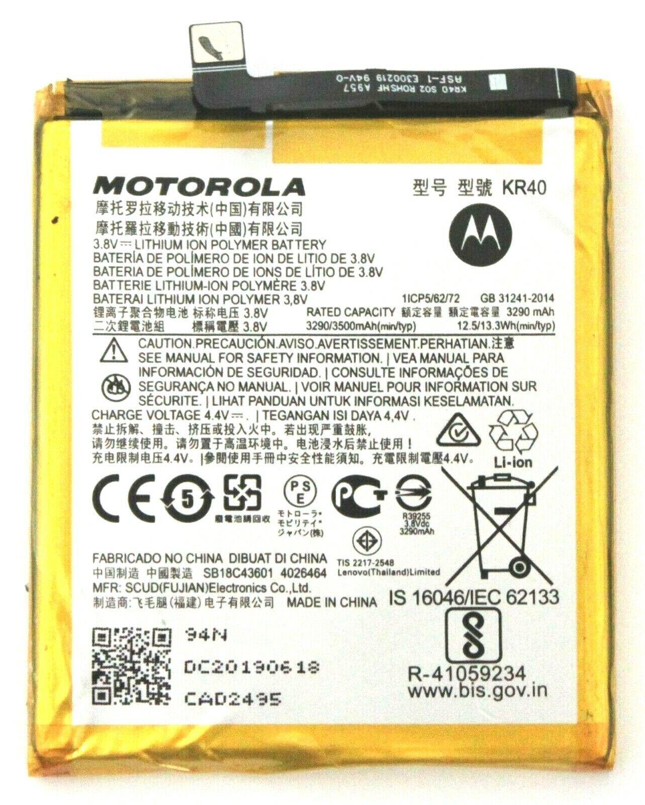 Original battery KR40 Motorola Moto One Vision (XT1970), One Action (XT2013), G8 (XT2045)