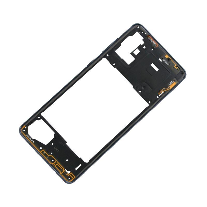 Original Middle cover Samsung SM-A715 Galaxy A71 - black