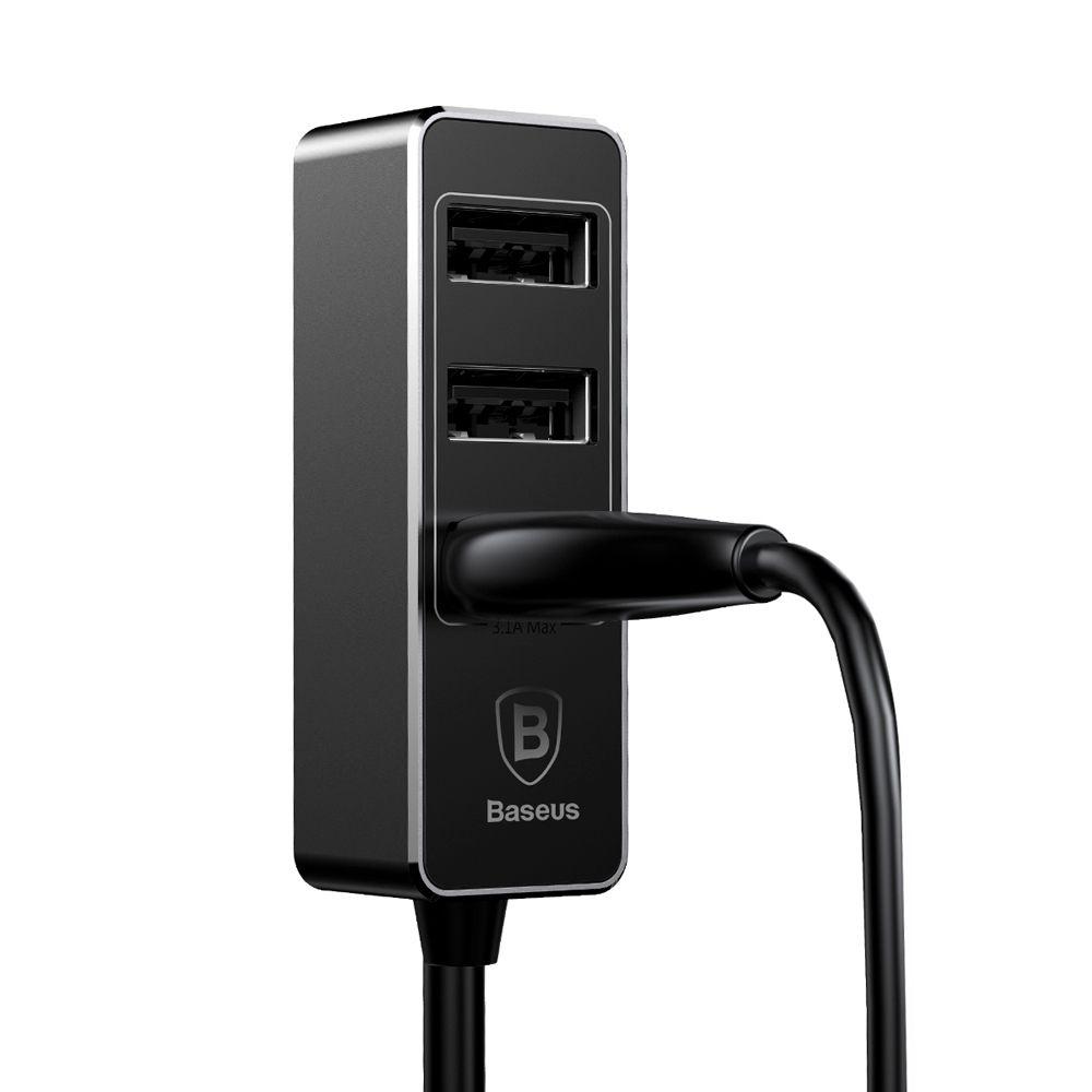 Car charger Baseus Enjoy Together (4 x port USB) 5.5A black