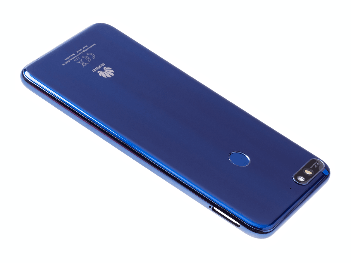 Originál kryt baterie Huawei Y7 2018 modrý + lepení