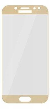 Ochranné sklo 5D Samsung Galaxy J7 2017 J730 zlaté - celoplošné lepidlo