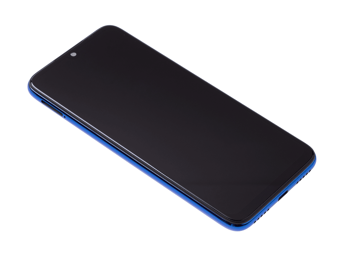 Oryginalny wyświetlacz lcd + ekran dotykowy Xiaomi Redmi Note 7 (wymieniona szyba) - niebieski