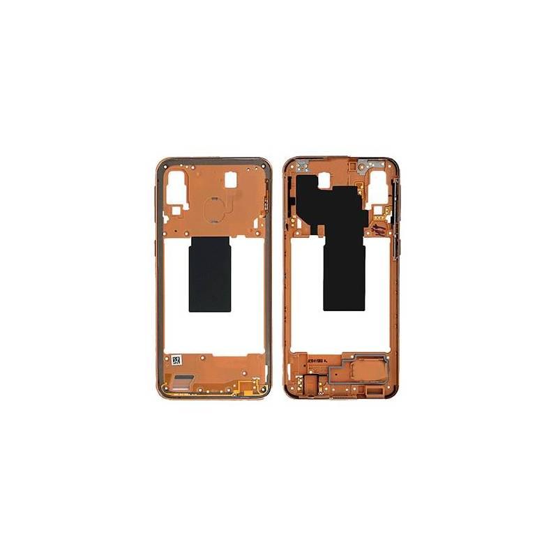 Original middle frame Samsung SM-A405 Galaxy A40 - pink