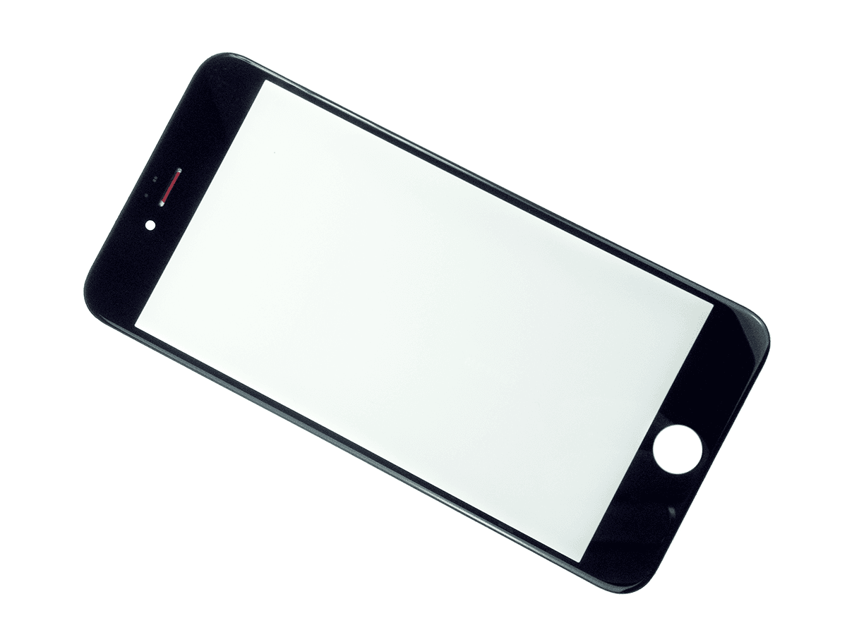 LCD Sklíčko + rámeček + OCA lepidlo iPhone 6 Plus černé - sklíčko displeje