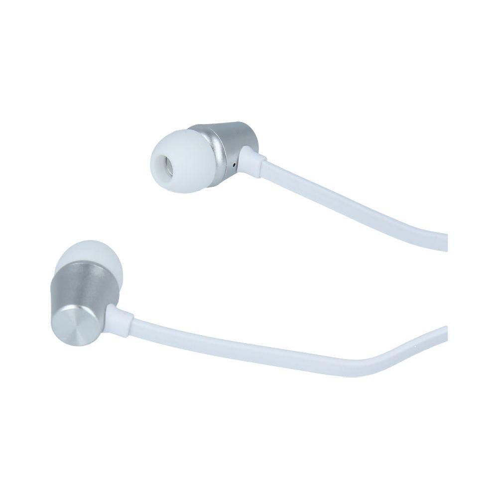 Swissten sluchátka Earbuds Dynamic YS500 stříbrno - bílá