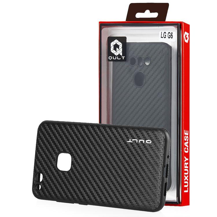 Back Case Qult Carbon LG G6 black