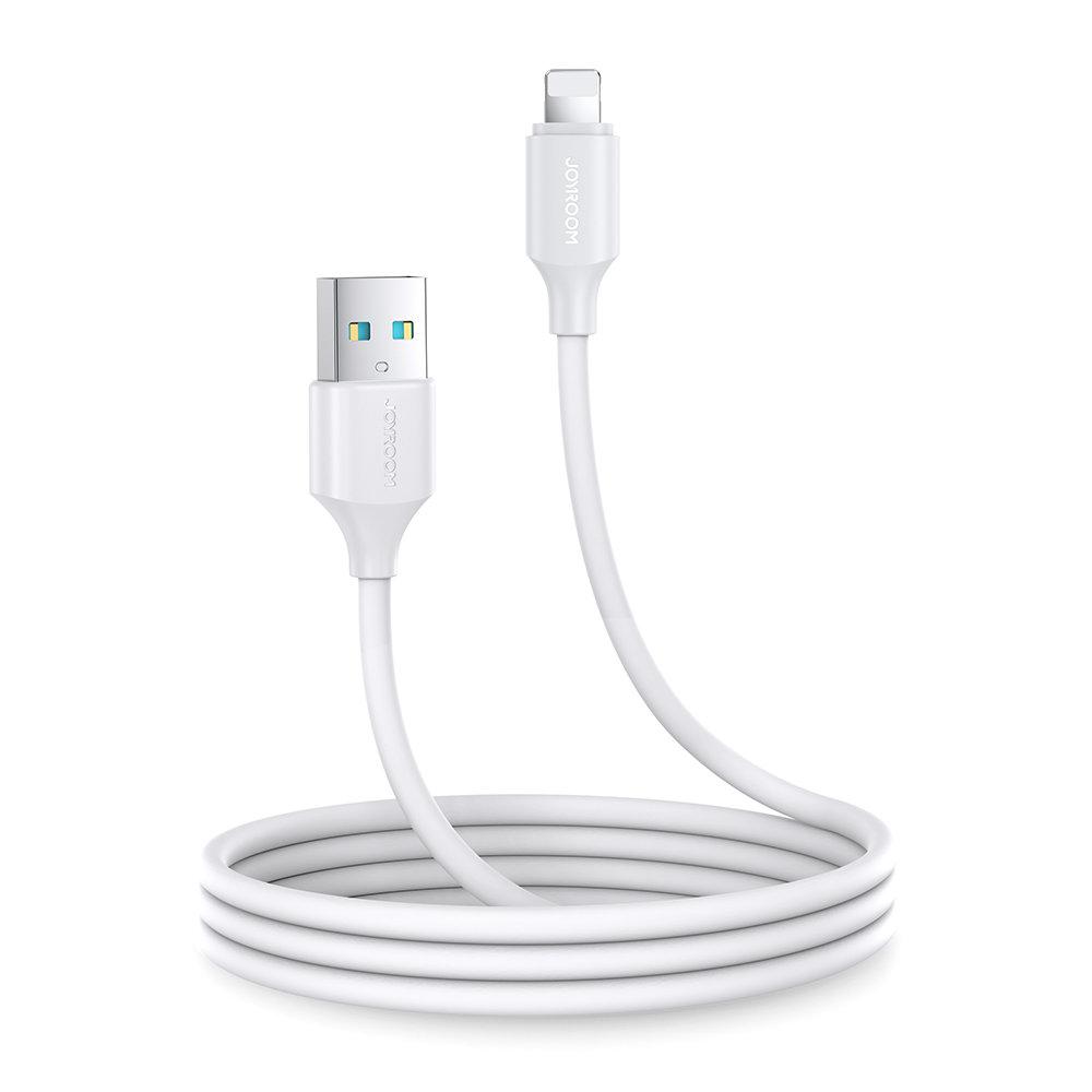 Joyroom USB nabíjecí/datový kabel - Lightning 2,4A 1m bílý S-UL012A9