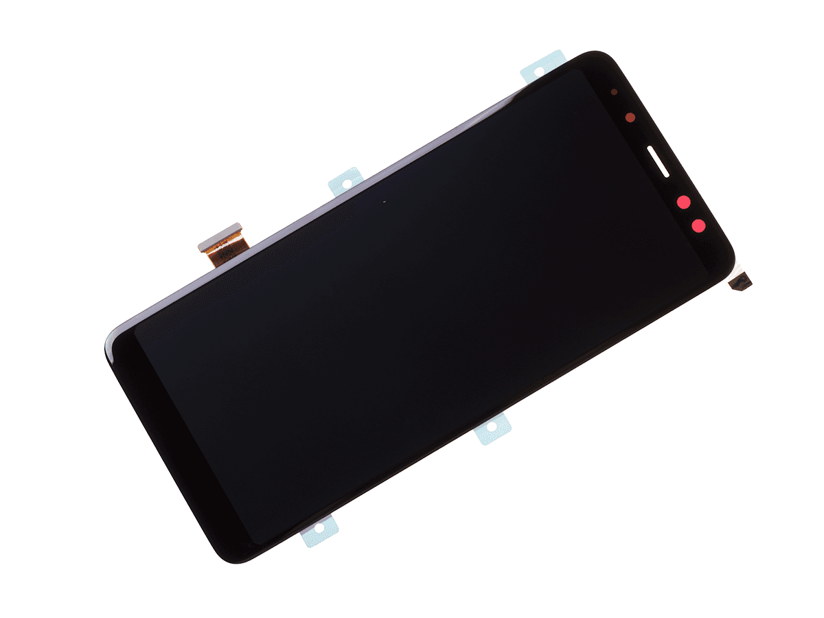 Oryginalny Wyświetlacz LCD + Ekran dotykowy Samsung SM-A530 Galaxy A8 ( 2018 ) - czarny