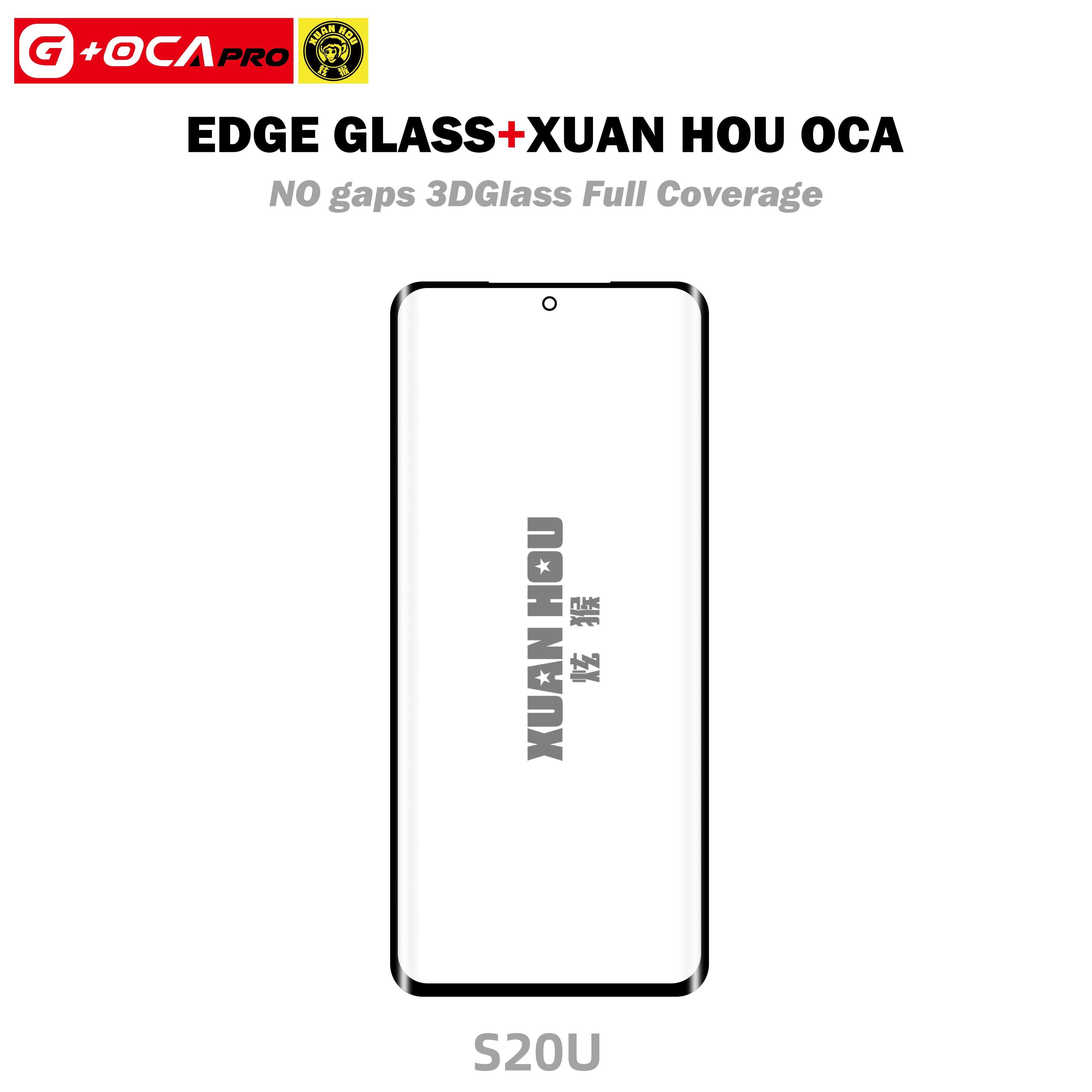 Szybka + Xuanhou OCA (z powłoką oleofobową) Samsung SM-G988 Galaxy S20 Ultra