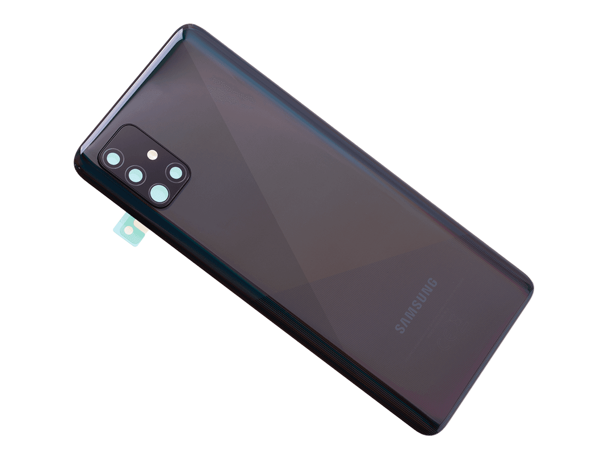 Orginal battery cover Samsung SM-A515 Galaxy A51 - black (dismounted)