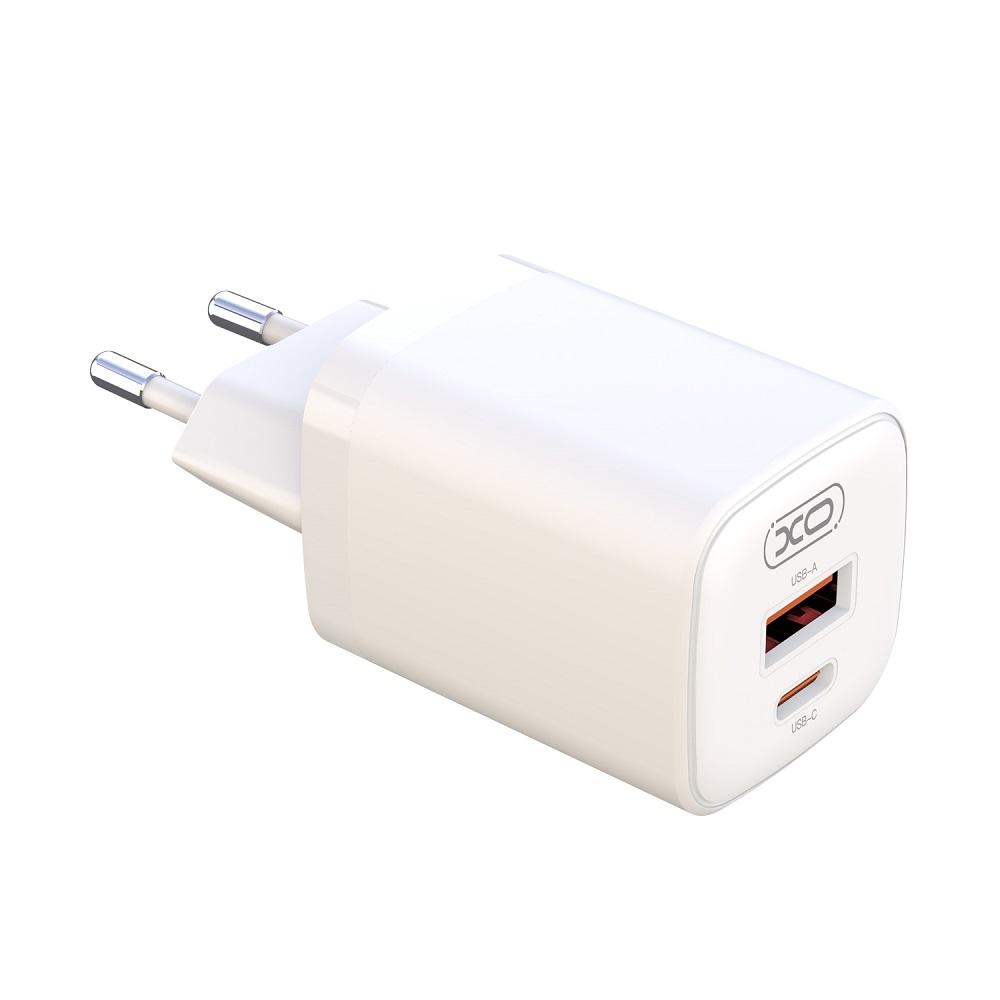 XO wall charger L96 PD 30W QC3.0 18W 1x USB 1x USB-C white