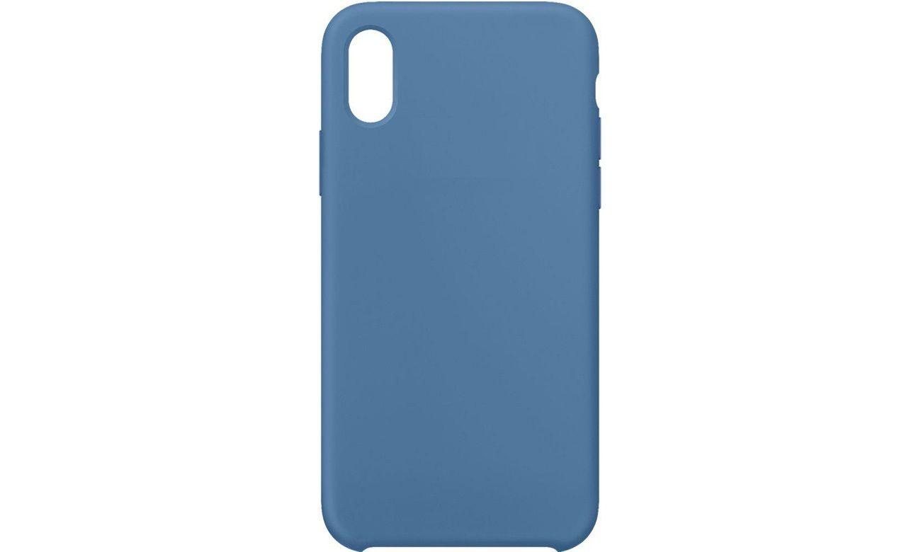 Silicone case Iphone X azure