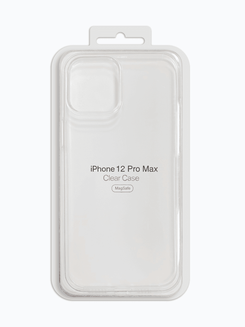 Obal iPhone 12 PRO max transparentní