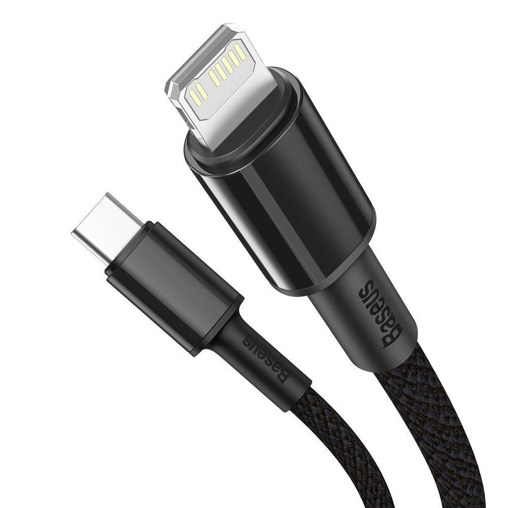 Baseus kabel USB Typ C - Lightning szybkie ładowanie Power Delivery 20 W 2 m czarny (CATLGD-A01)