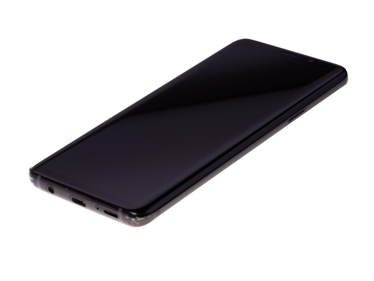Oryginalny Wyświetlacz LCD + Ekran dotykowy Samsung G965 Galaxy S9 Plus czarny