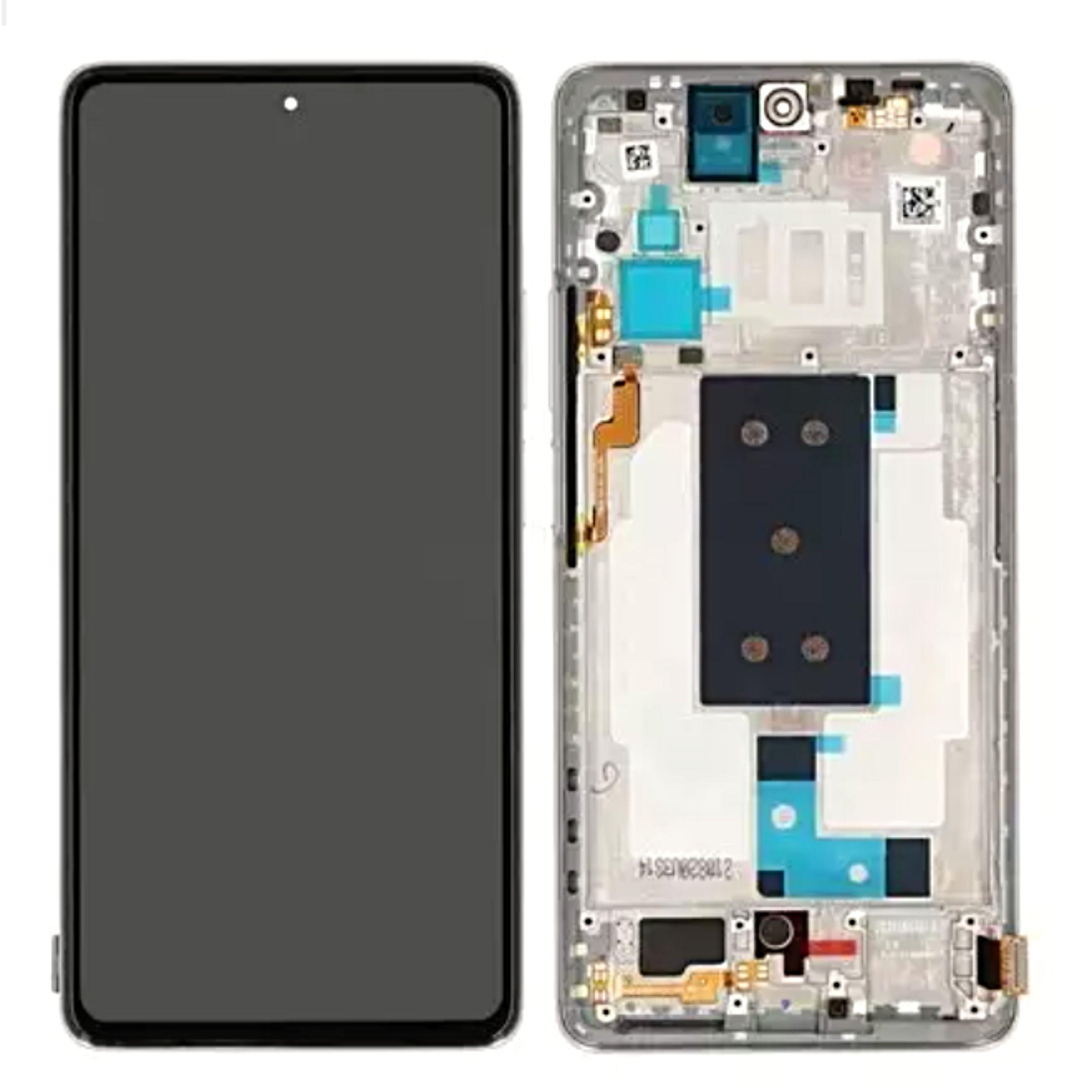 Original Front cover with touch screen and LCD display Xiaomi 11T Pro (2021) SILVER