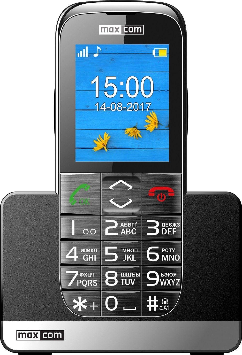Phone Maxcom Comfort MM720 UA with ukrainian language and keyboard