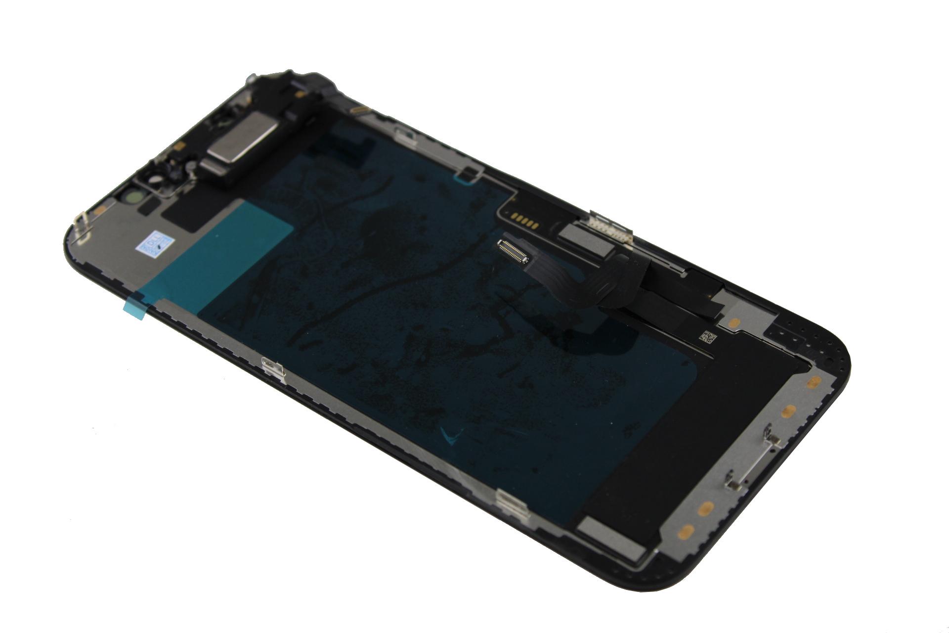 Oryginalny Wyświetlacz LCD + Ekran dotykowy iPhone 12 / 12 Pro czarny (Service Pack)