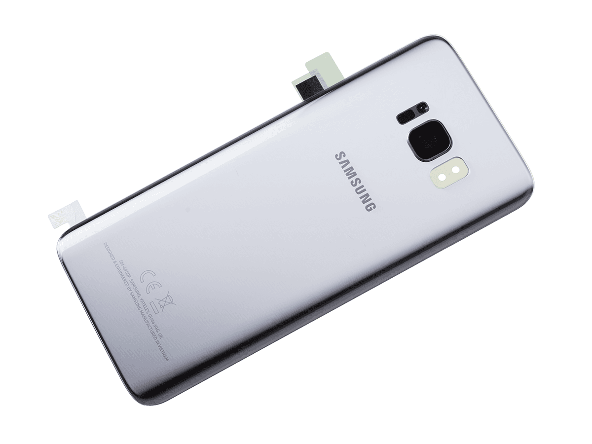 Orginal battery cover Samsung SM-G950 Galaxy S8 - silver (dismounted)