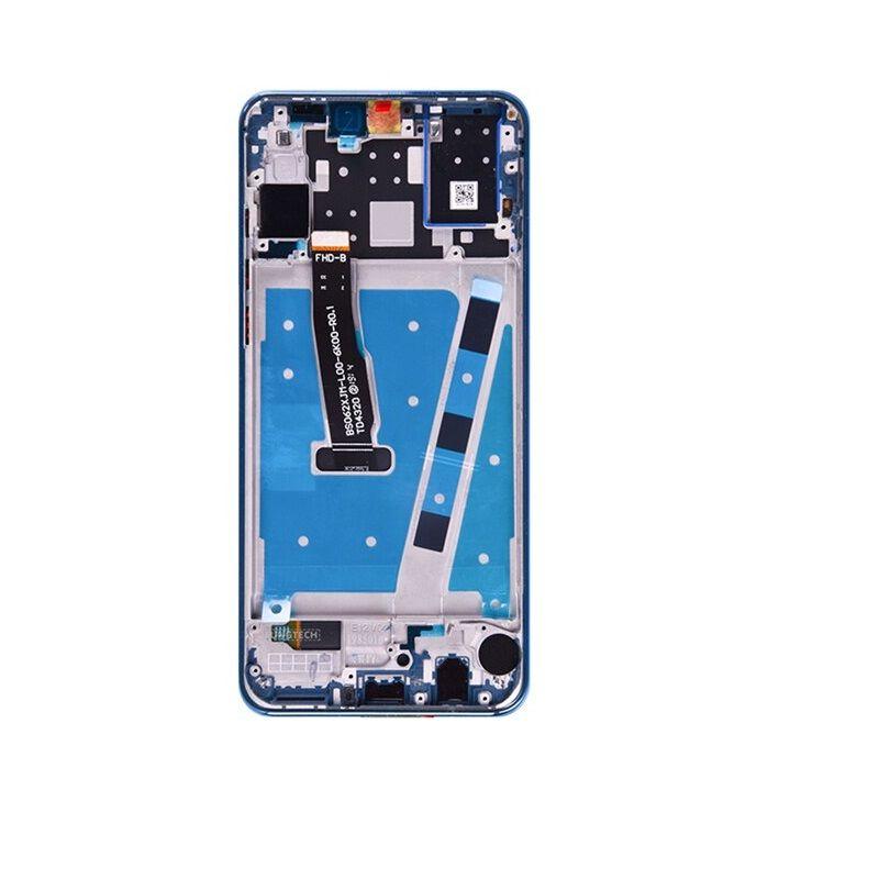 Wyświetlacz LCD + Ekran Dotykowy Huawei P30 lite + ramka niebieska MAR-L21