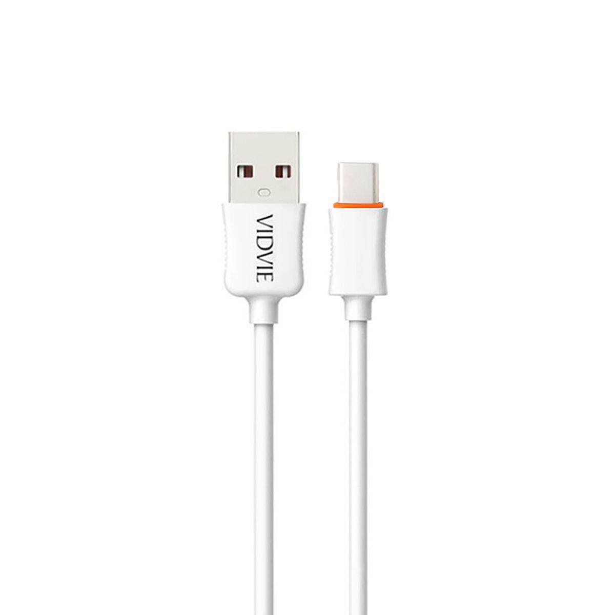 Kabel VIDVIE CB443-3 USB/Type C 3m biały