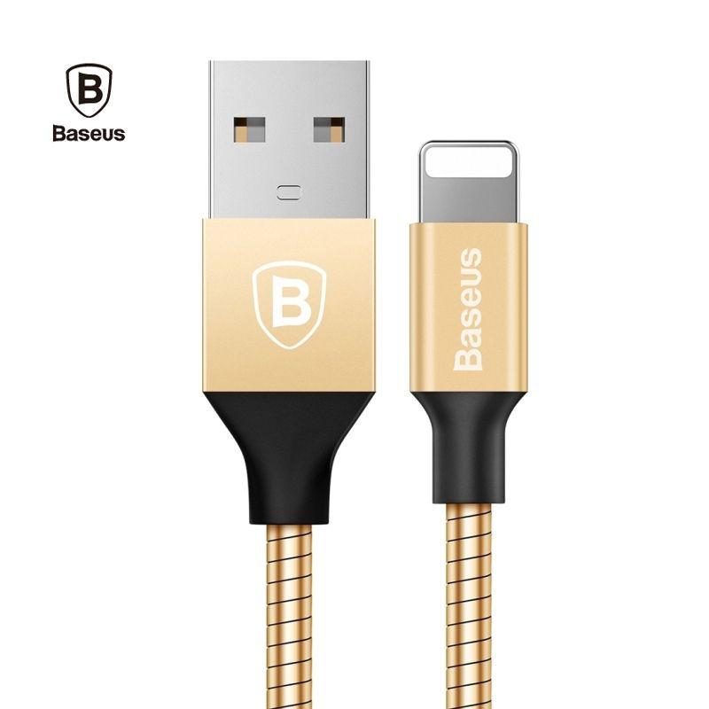 USB kabel Baseus Mechanical Era 1m iPhone zlatý